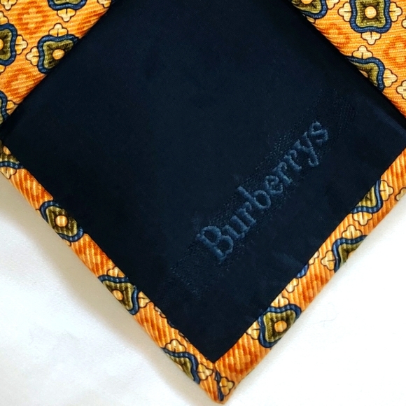 Burberry Silk Geometric Neck Tie, NWOT - Picture 6 of 11